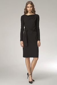 Zmysłowa i delikatna sukienka - czarny - S14